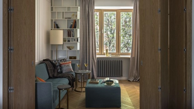 Квартира 60 м² в духе интерьеров старой Москвы