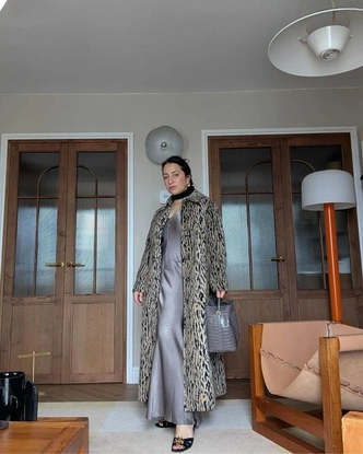 Главная покупка сезона: леопардовое пальто, которое носят самые модные девушки