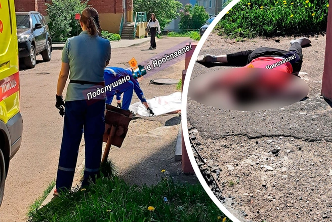 В Ярославле под окнами многоэтажки нашли тело мужчины | Источник: Подслушано в Ярославле / Telegram