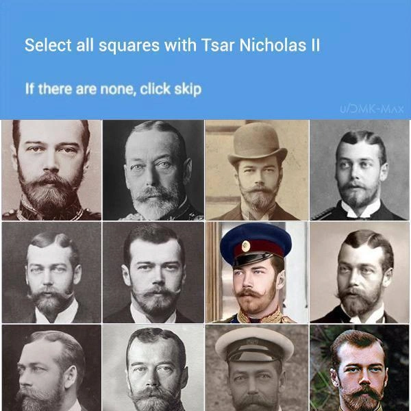 Выберите все картинки, на которых изображен царь Николай II | Источник: Соцсети