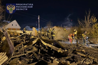 В Подмосковье при пожаре погибли бабушка и четверо внуков