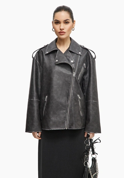 «Потертая» косуха Top Top 