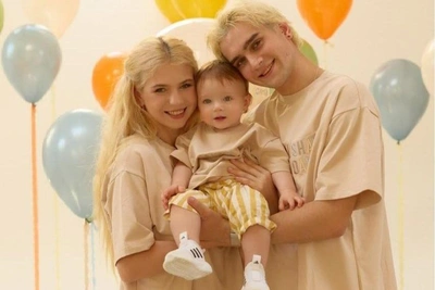 Trusova Marks Son Misha's First Birthday