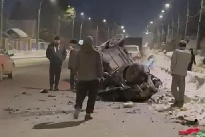 Смертельное ДТП на Выборгском шоссе сняли на видео