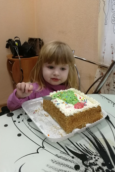 Маргарита Шлык, 3 года, Брянская обл., г. Унеча