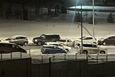 Молодежь устроила тройное ДТП в ЖК Уюн