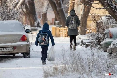 Морозы отменили занятия в школах Магнитогорска