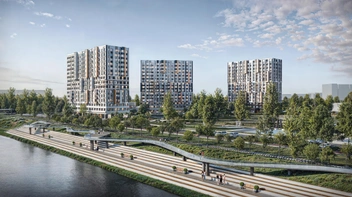 Около ЖК будет расположена набережная | Источник: «Сенсация»