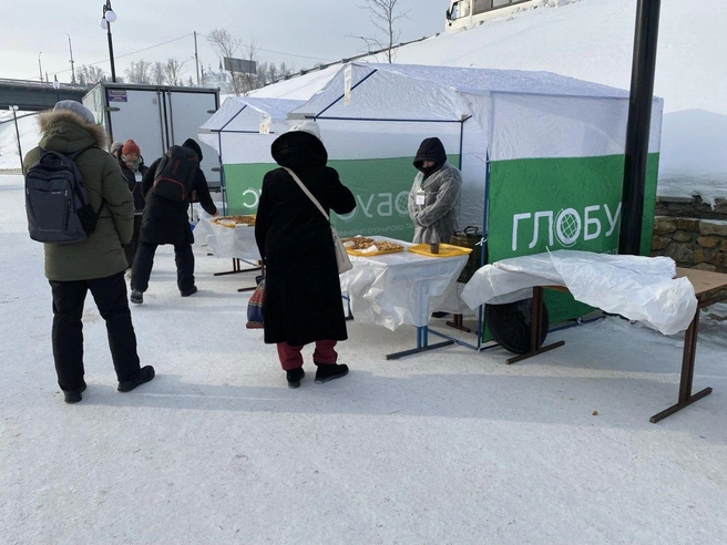 Для барнаульцев подготовили перекус | Источник: Ирина Господаренко / NGS22.RU