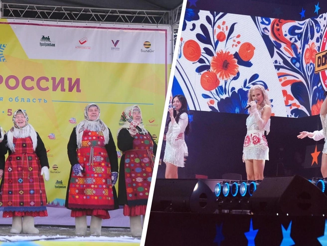 Выступление «Фабрики» и «Бурановских бабушек» на Дне города в Тутаеве | Источник: Анжела Мнацаканян / Fontanka.ru, Артём Устюжанин / E1.RU