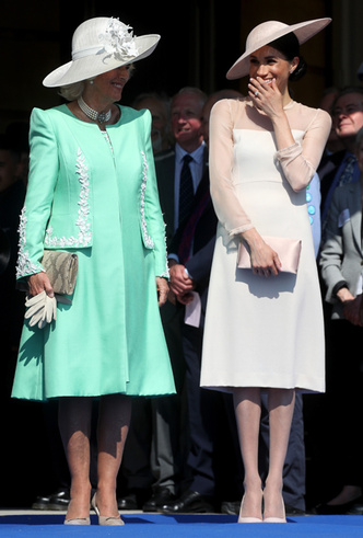 Меган Маркл и принц Гарри впервые появились на публике после свадьбы