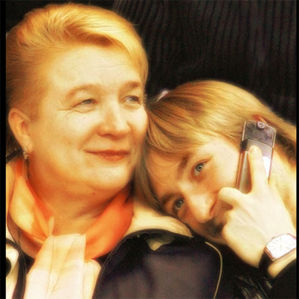 Евгений Плющенко с мамой Татьяной Васильевной