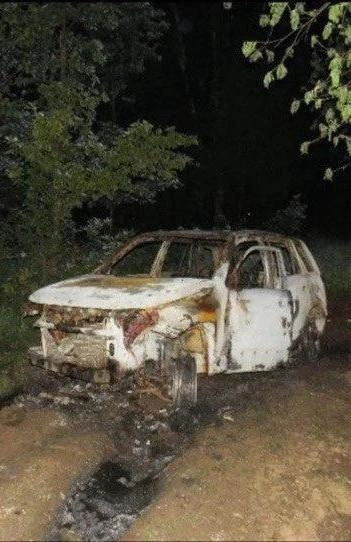 Сгоревший автомобиль виновника аварии нашли в лесном массиве | Источник: ГУ МВД по Нижегородской области