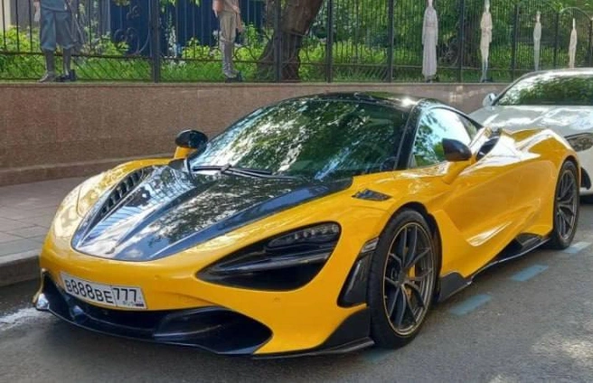 Так выглядит McLaren 720S | Источник: ЧП НТВ / Telegram