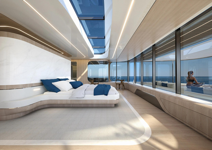 Катамаран на солнечных батареях по проекту Zaha Hadid Architects