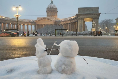 14 января: антициклон принесёт в Петербург снег и прояснения