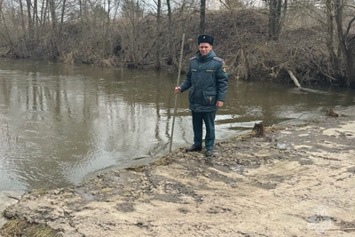 В Орловской области спадает вода с мостов