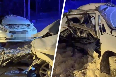 ДТП на заснеженной трассе в Пермском районе: два человека погибли