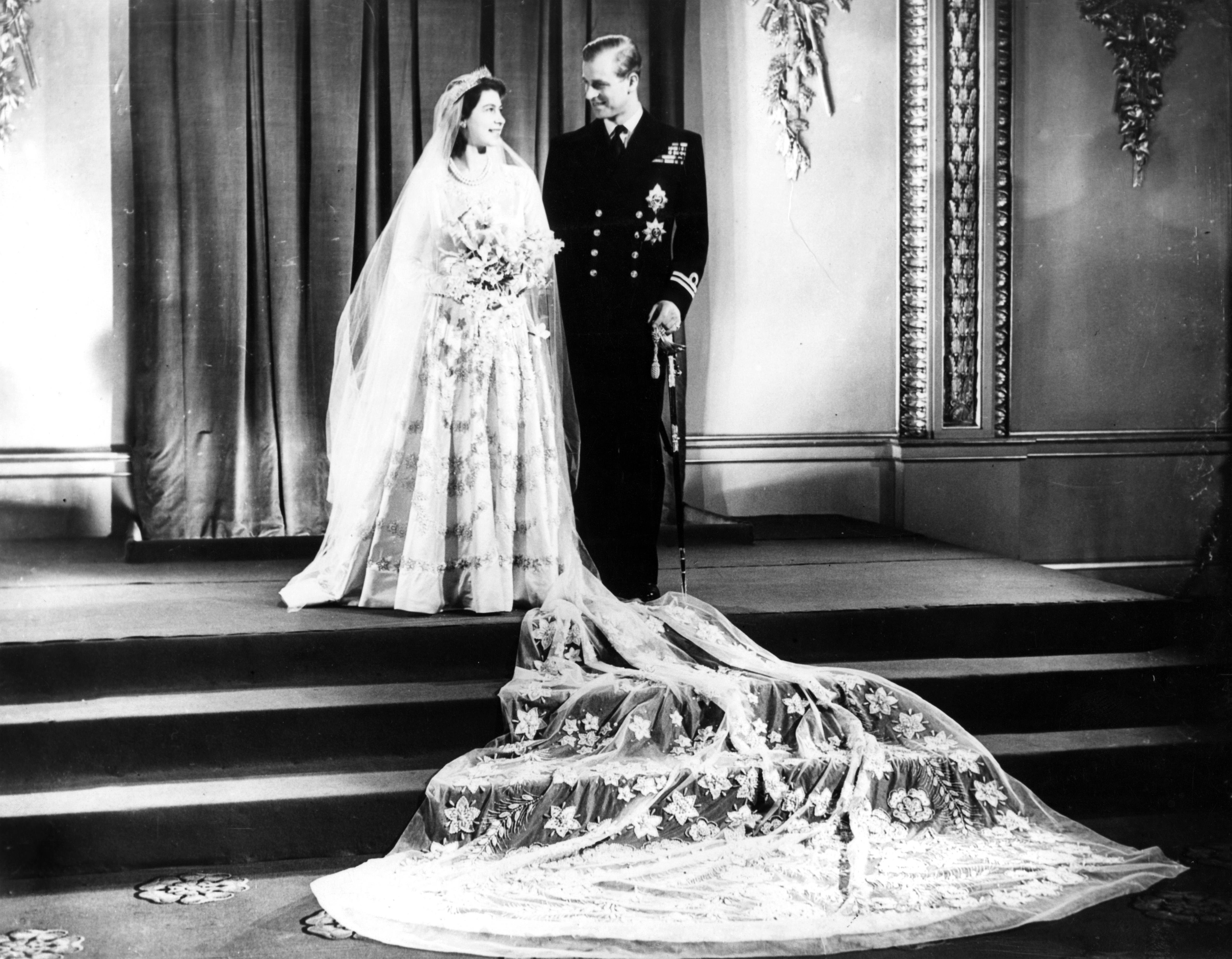 Принц Филипп и Елизавета 2 свадьба