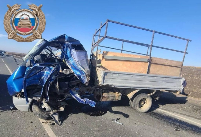 У водителя не было шанса выжить. | Источник: Госавтоинспекция по Саратовской области.