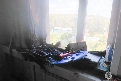 Хлопок газовых баллонов в Троицком