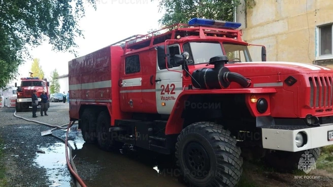 В жилом доме Ивделя рванул газовый баллон | Источник: МЧС по Свердловской области