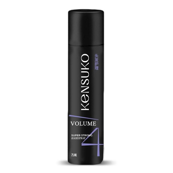 Лак для волос `KENSUKO` Объем и сверхсильная фиксация 