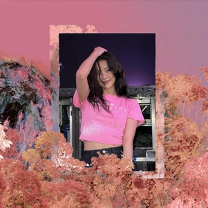 Джису из BLACKPINK показала красивый макияж с блестками на осень 2025