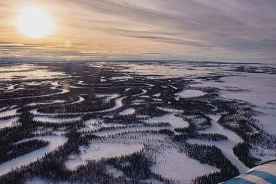 Штормовой ветер на Ямале