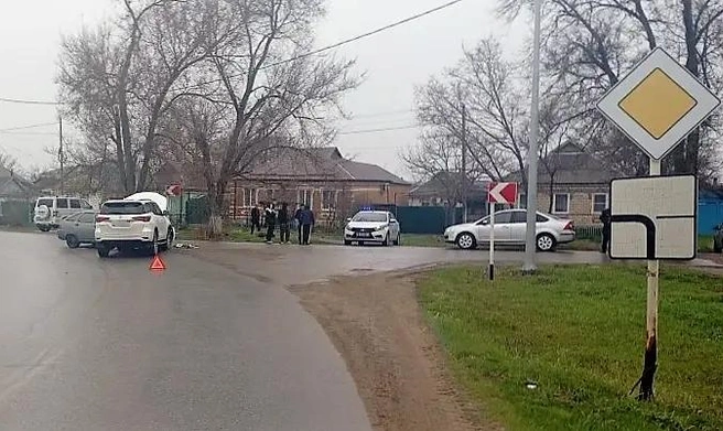 Водитель не уступил дорогу внедорожнику | Источник: Госавтоинспекция Ставропольского края