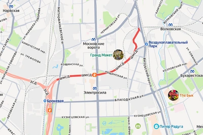 Съезд на ШМСД закроют для движения на ночь