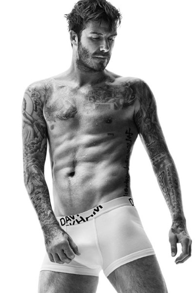 Дэвид Бекхэм в рекламной кампании нижнего белья от H&M в 2014 году