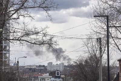 На Синюшиной горе в Иркутске горит Масложиркомбинат