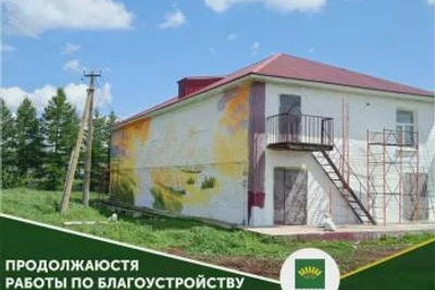 Работы по благоустройству в Николаевке