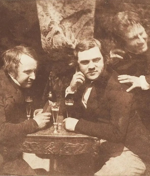 Самая первая в истории фотография с пьянки, 1843 год