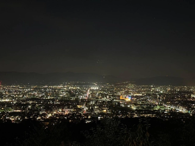 Вид на Киото ночью | Источник: личный архив