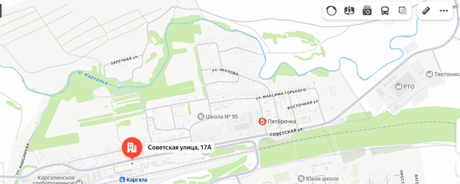 Место, где произошло ДТП | Источник: Яндекс.Карты
