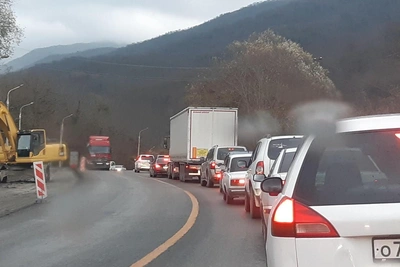 На трассе Джубга-Сочи отменили реверсивное движение