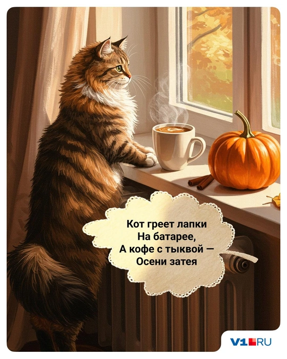 Кстати, сочетание вполне себе! Особенно если тыкву запечь | Источник: Полина Авдошина / V1.RU