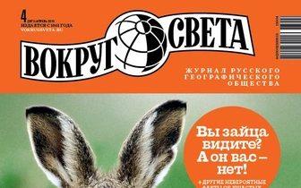 Какого пола заяц, помещенный на обложке апрельского номера «Вокруг света» за 2013 год ?