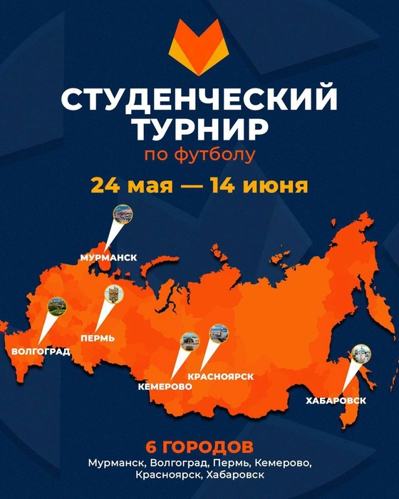 Турнир пройдет в июне в Волгограде, Перми, Кемерове, Красноярске и Хабаровске | Источник: Светлана Иванова