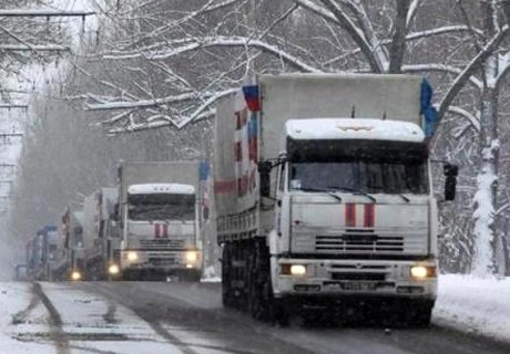 Российский новогодний конвой вошел в Донбасс | ya62.ru