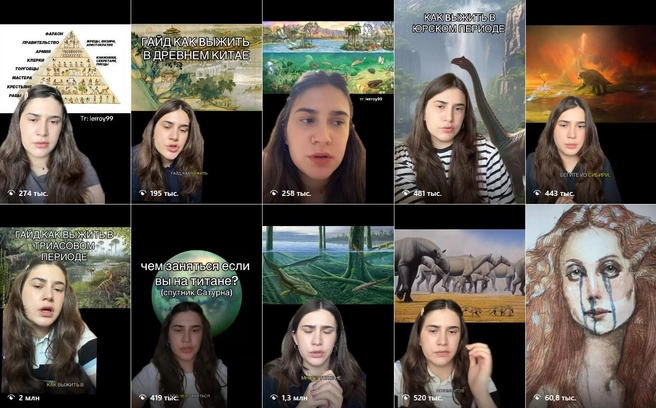 На аккаунте девушки 25 видеороликов | Источник: скриншот профиля lerroy999 / Instagram (экстремистская организация, деятельность запрещена на территории РФ)