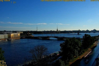 Дождливый фронт покинул Петербург, но жара не торопится