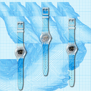 Первая российская коллаборация Swatch x YOU: часы с креативом стрит-арт художника Андрея Бергера