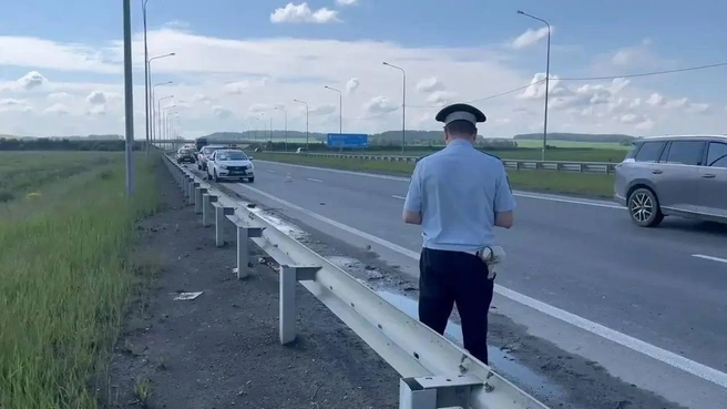 Авария произошла на подъезде к Екатеринбургу — на 185 км от трассы М-5 Урал | Источник: Госавтоинспекция Свердловской области