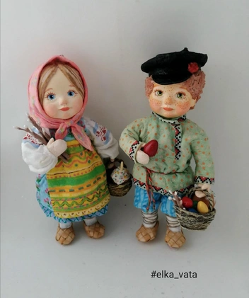 «Пасхальные малыши» | Источник: «ELKA_VATA» Авторская елочная игрушка / Vk.com