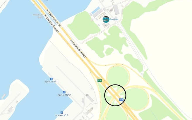 Путепровод расположен тут  | Источник: yandex.ru/maps