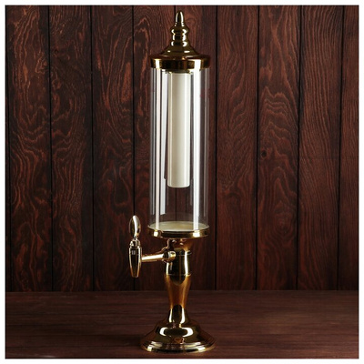 Диспенсер для напитков — башня пивная «Петронас». Система для розлива спиртных напитков, подсветка, объем 3 л