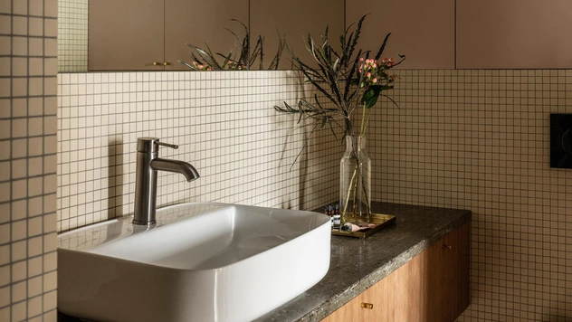 Мозаика в ванной комнате: 50+ примеров